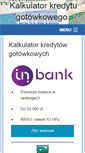 Mobile Screenshot of kalkulatorkredytugotowkowego.com